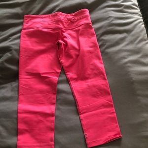 Nancy rose pink workout crop